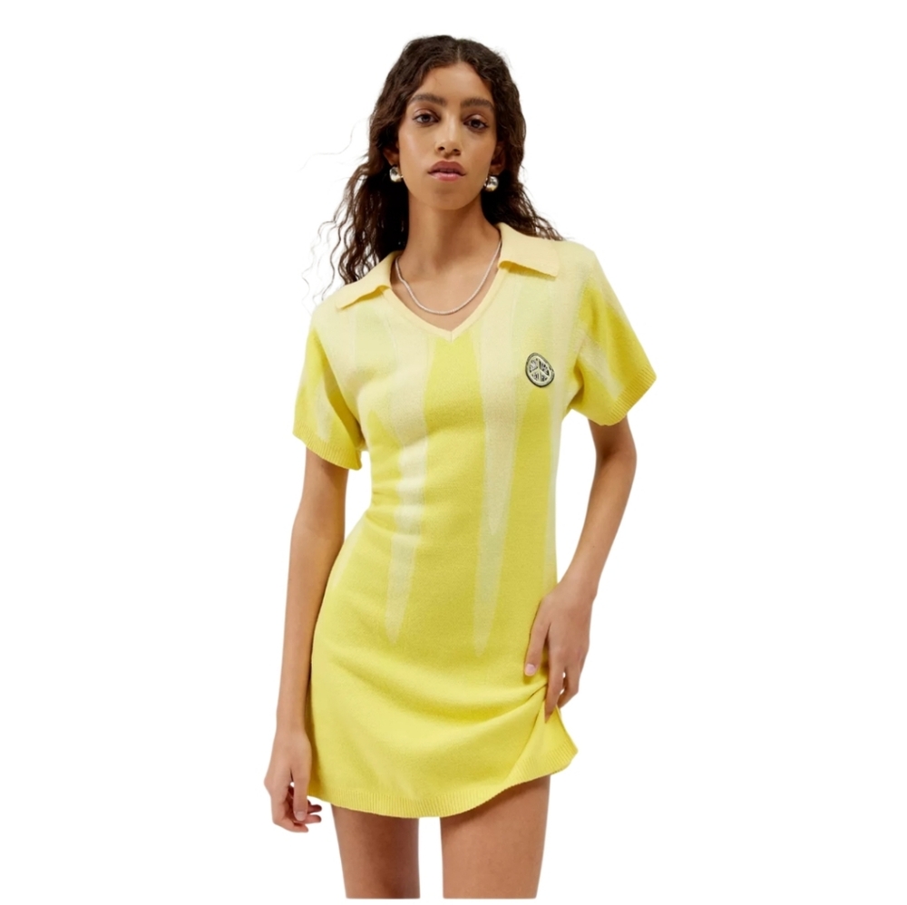 NWT Honor The Gift Yellow Short Sleeve Tennis Athletic Dress XXL